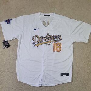 Nike LA Dodgers Yamamoto #18 2025 Gold Collection Limited MBL Jersey Mens 3XL
